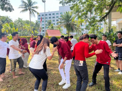 Keseruan HUT RI ke-81 di ARYADUTA Pekanbaru.(foto: meri/halloriau.com)