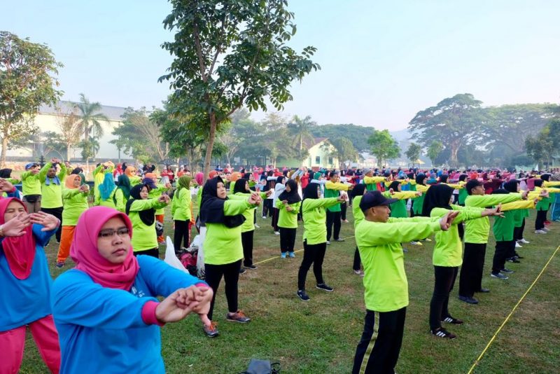 Ilustrasi BPJS Kesehatan Dumai mengajak masyarakat ikut senam sehat (foto/int)