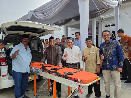 Rumah Singgah H. Hendry Munief diresmikan bertepatan HUT ke-69 Riau (foto/ist)