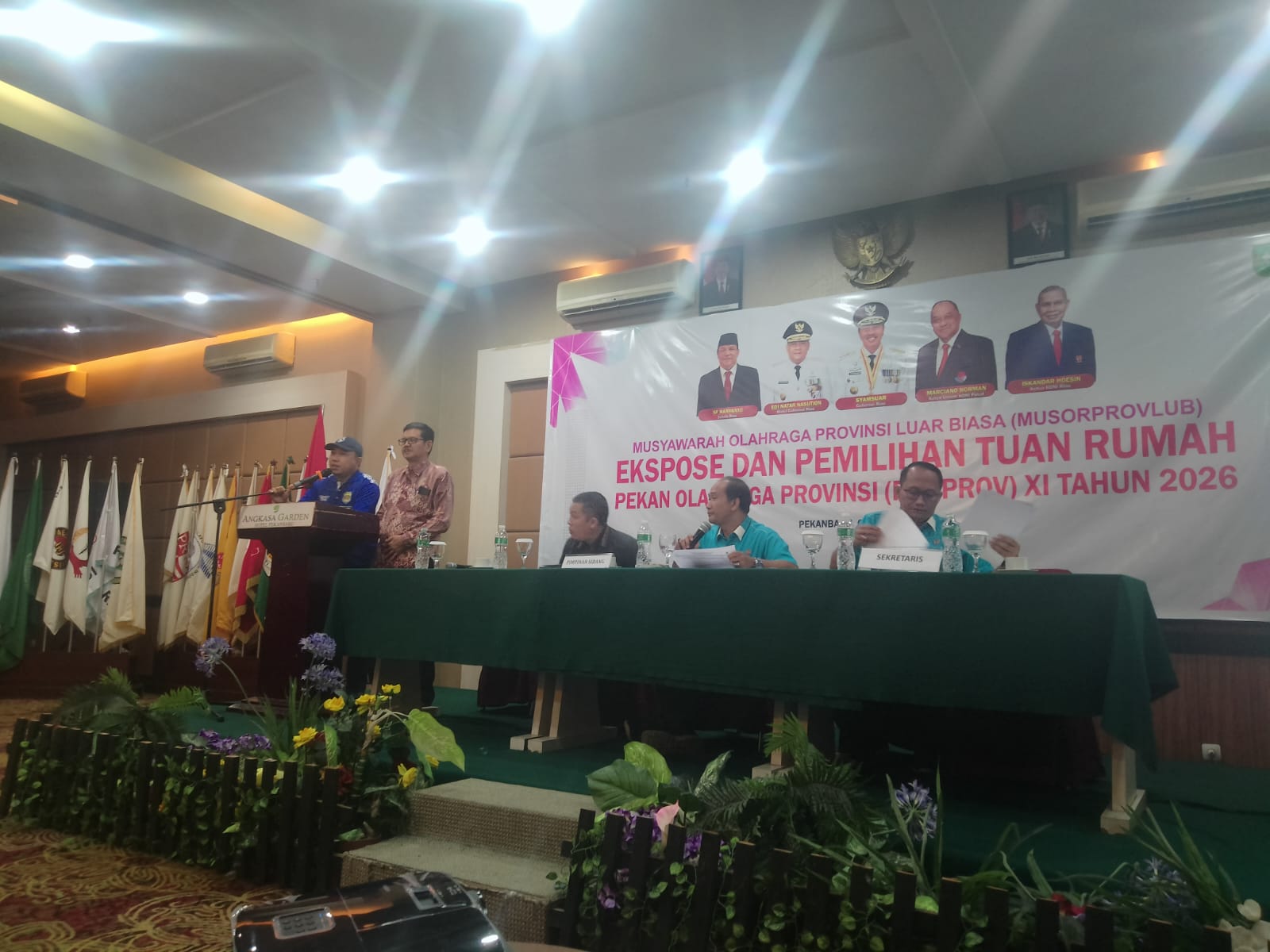 Musorprovlub KONI Provinsi Riau 2023, di Pekanbaru menentukan tuan rumah Porprov XI 2026 (foto/rahmat)