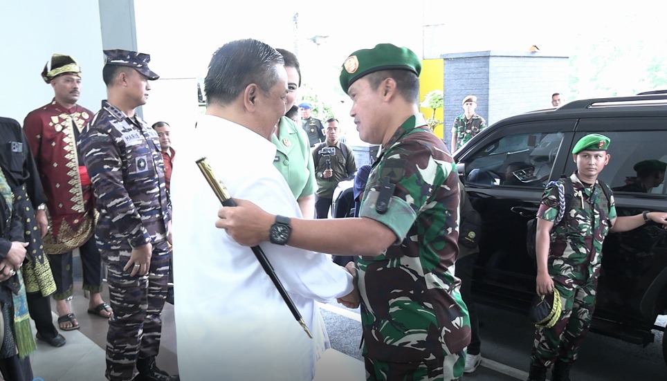 Wagub Riau, SF Haiyanto sambut Pangdam XIX/Tuanku Tambusai, perkuat ketahanan NKRI (foto/MCRiau)