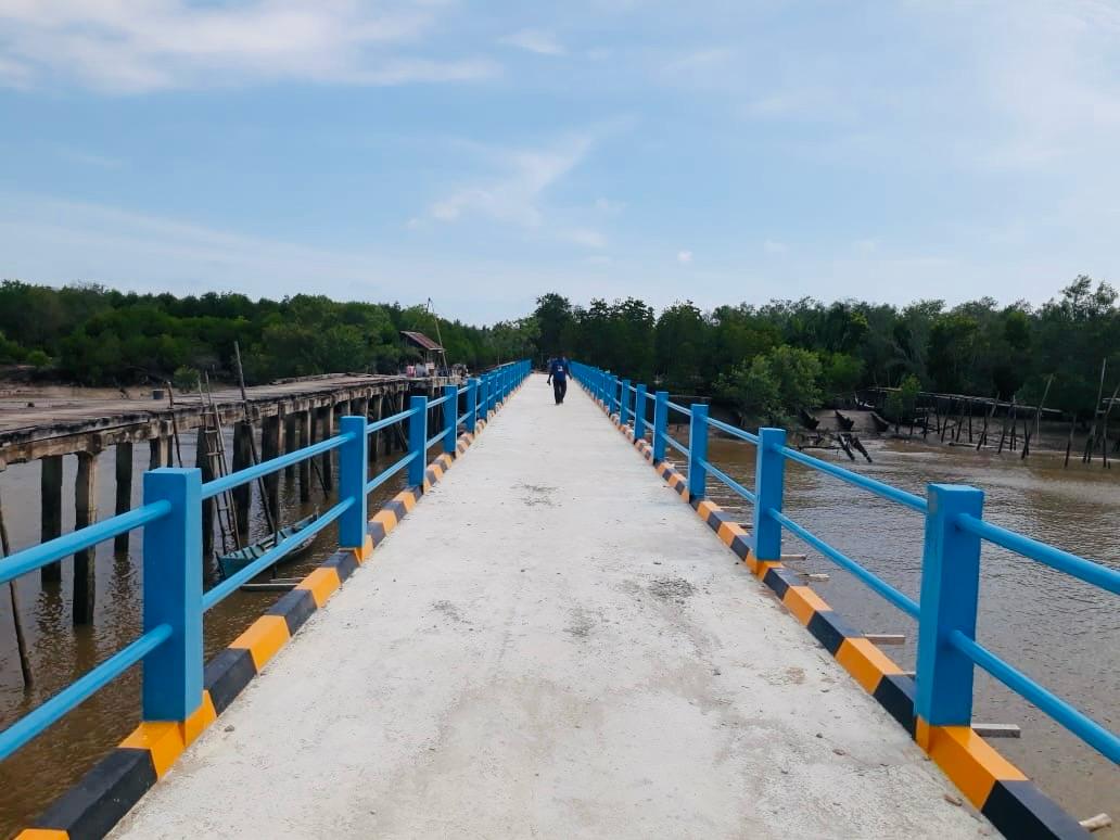 Pelabuhan Desa Penyagun yang dibangun dengan anggaran APBD 2024 senilai Rp 3,1 miliar ini telah rampung 100 persen