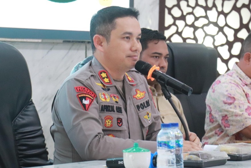 Kapolres Pelalawan, AKBP Afrizal Asri, SIK (foto/Andy)