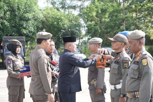 Tim kerja Satpol PP Kuansing dikukuhkan untuk amankan Festival Pacu Jalur 2026 (foto/ultra)