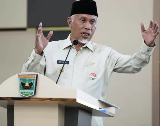 Gubernur Sumbar, Mahyeldi Ansharullah.