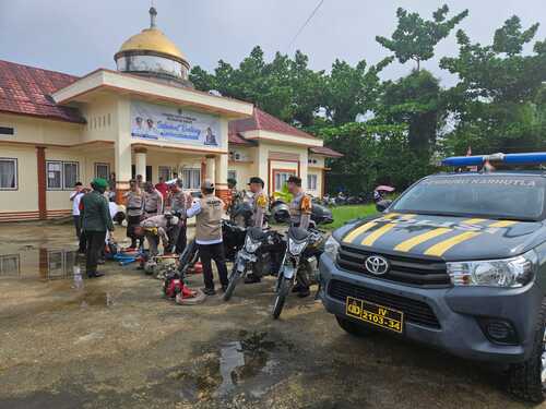 Apel kesiapsiagaan Karhutla di Kecamatan Bangko untuk mencegah karhula. (Foto: Afrizal)