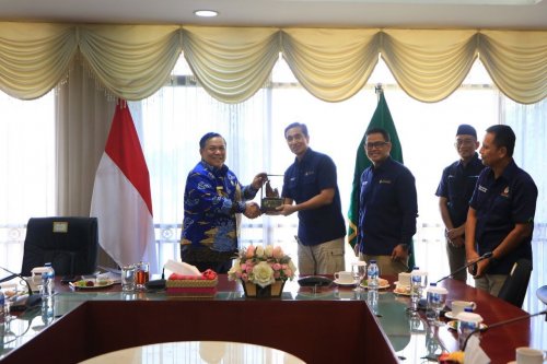 Plt Gubri, SF Hariyanto menerima audiensi PT Agrinas Palma Nusantara, bahas pemanfaatan untuk Riau (foto/ist)