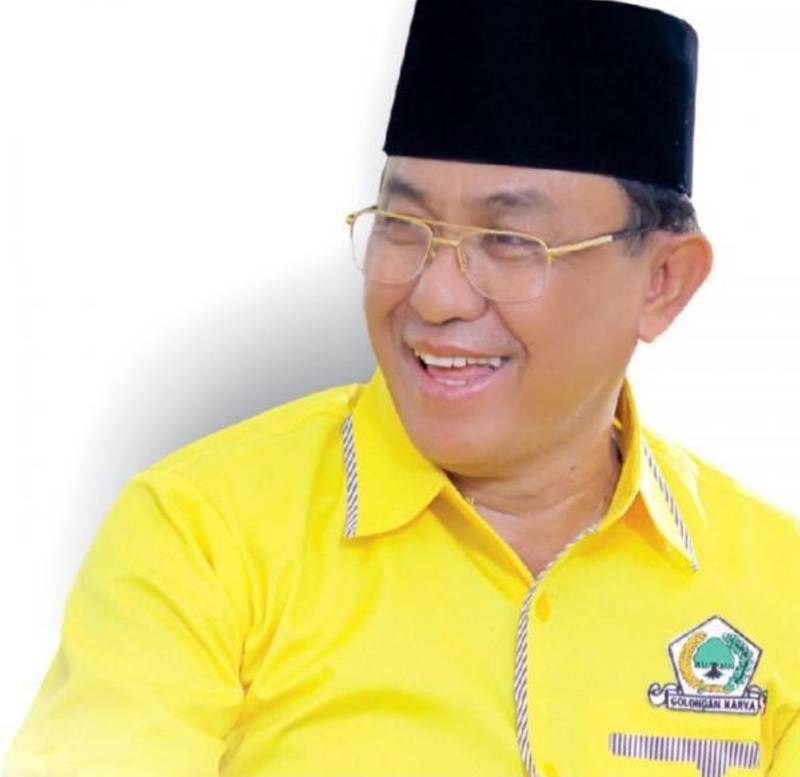 HM Wardan mengaku masih terus mengusahakan dukungan Golkar (foto:int) 