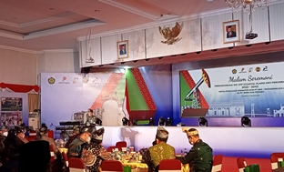 Dirut PT BSP Iskandar saat beri kata sambutan (foto/rinai)
