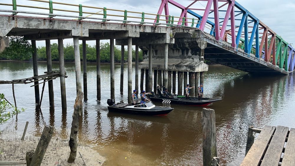 Pemprov akan segera anggarkan dana pembangunan Jembatan Panglima Sampul yang ambruk beberapa waktu lalu (foto/int)