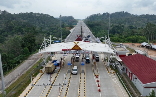 Per 11 Januari 2025 mendatang, tarif tol Pekanbaru-XIII Koto Kampar alami penyesuaian harga. (Foto: Hutama Karya)