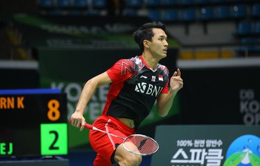 Tunggal putra Indonesia, Jonatan Christie. 