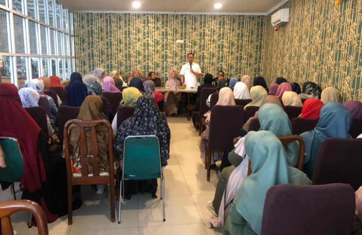 Agung Nugroho Tampung Aspirasi Persatuan Majelis Taklim dan Himpaudi Pekanbaru (foto/Mimi)