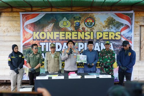 Tersangka Karhutla 85 hektare di Meranti ditangkap (foto/int)
