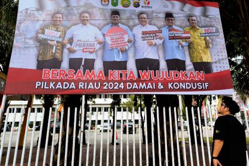 Debat publik Pilkada Gubernur Riau 2024.(foto: mcr)