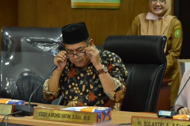 Ketua Komisi I DPRD Riau, Eddy A Mohd Yatim.(foto: int)