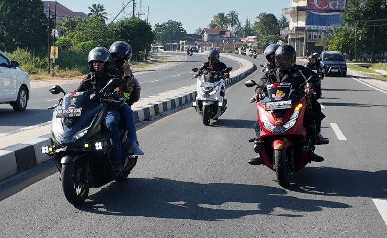 Exploride Touring, Eksplorasi Wisata Alam Riau Bersama Komunitas Honda
