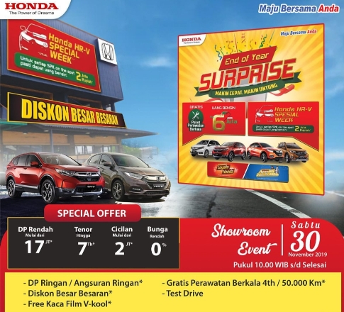 Tingkatkan Penjualan, HSH Manfaatkan Showroom Event dan Promo Akhir Tahun