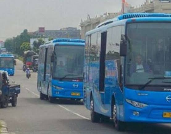 Bus TMP kembali tidak beroperasi (foto/int)