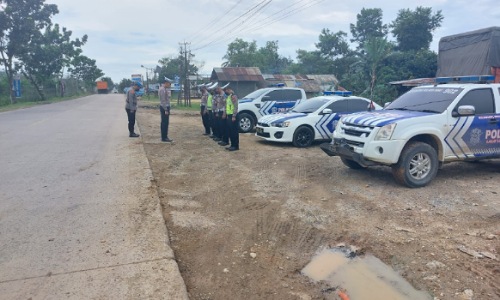 Kegiatan Operasi Zebra Lancang Kuning 2022 Satlantas Polres Inhu.(foto: andri/halloriau.com)