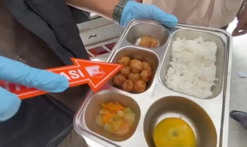 Menu MBG sebabkan puluhan siswa dan guru di Dumai keracunan.(foto: int)
