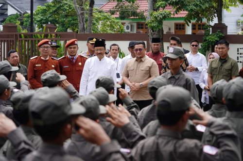 Open House Sekolah Rakyat di Riau.(foto: mcr)