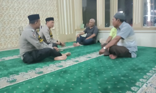 Polsek Pekanbaru Kota ajak masyarakat ciptakan Pemilu damai.(foto: istimewa)