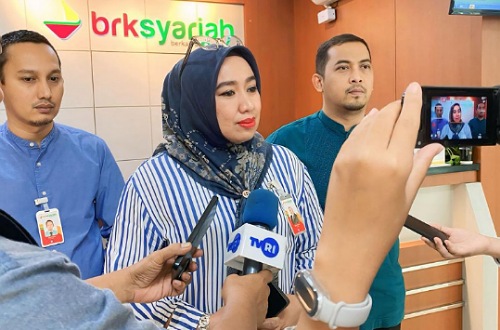 Kepala Cabang BRK Syariah Jakarta, Nety Supiaty.(foto: sri/halloriau.com)