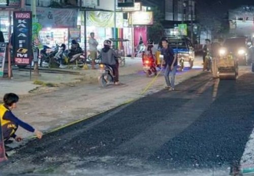 Pemko Pekanbaru terus menggesa perbaikan jalan.(ilustrasi/int)