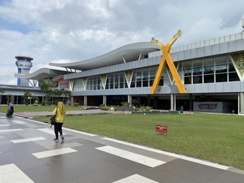 Penerbangan di Bandara SSK II Pekanbaru aman dari gangguan kabut asap (foto/int)