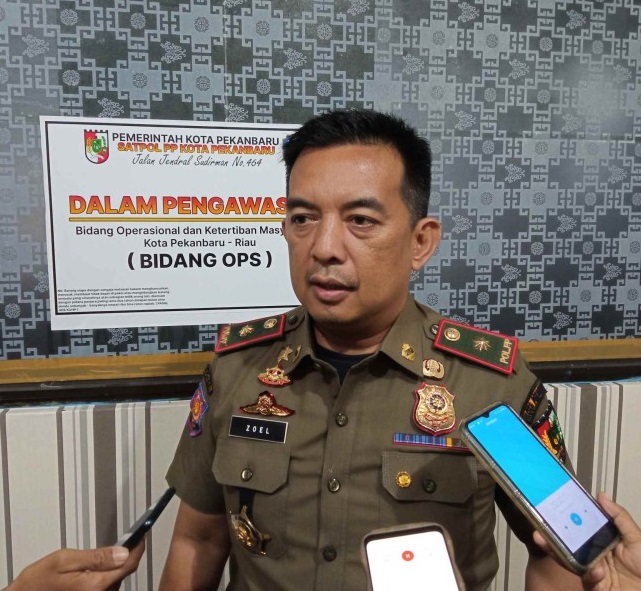  Kepala Satpol PP Kota Pekanbaru, Zulfahmi Adrian.