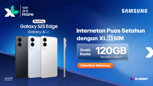 Paket bundling XL Smart untuk pengguna Samsung Galaxy S25 Edge. (Foto: Istimewa)