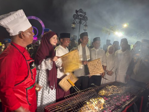 Semarak Tahun Baru Islam 1448 H di Pelalawan dibanjiri ribuan masyarakat (foto/Andy)