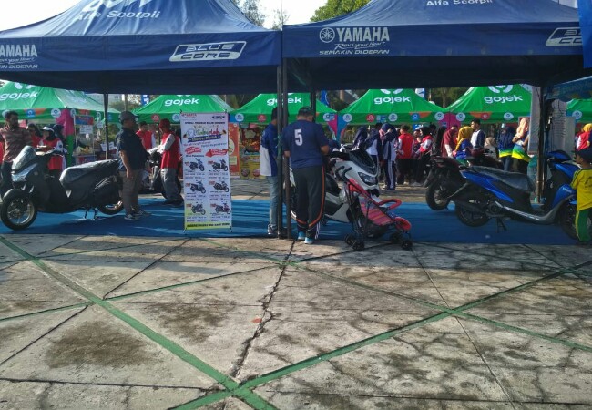 Yamaha Ikut Partisipasi Meriahkan Deklarasi Relawan Riau Anti Narkoba