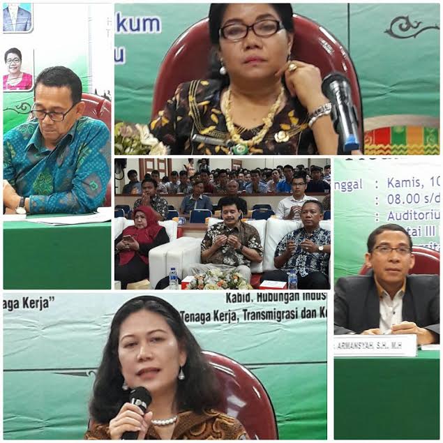 Dr. Thamrin, S, Dra. Rinda Situmorang, Prof. Ellydar Chaidir, Dr. Syaiful Bahri, Prof. Syafrinaldi, Andriani SE, MA dan Dr. Armansyah