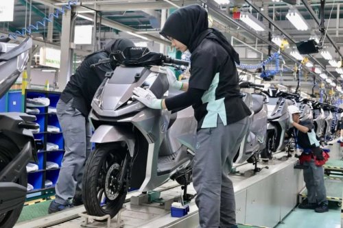 Pemerintah sunat insentif motor listrik.(ilustrasi/int)