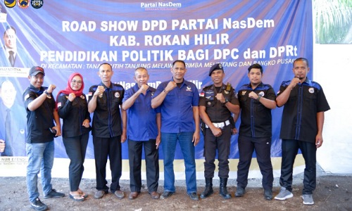 Roadshow DPD NasDem Rohil.(foto: istimewa)