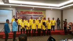 Pelantikan Pengurus NPC Kota Pekanbaru 2022-2027.