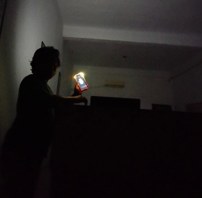 ilustrasi mati lampu.