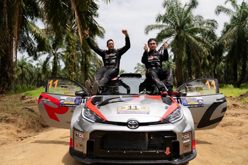 GR Yaris Rally2 Debut Perkasa di Sumut, TGRI Juara Pertama Kejurnas Rally 2025 Seri 2