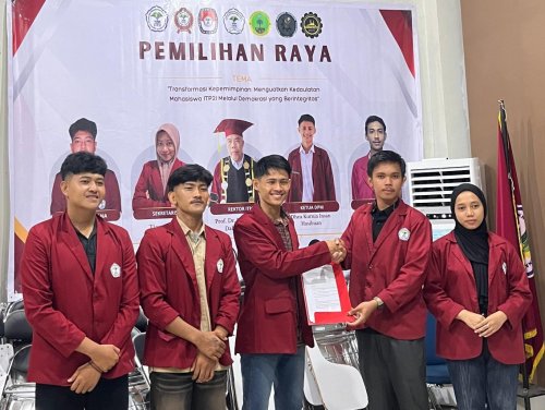 Fajar Nugraha dan Oktavia Rahmadani terpilih pimpin BEM ITP2I (foto/Andy)