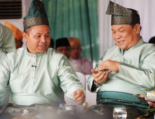 Gubernur Riau, Abdul Wahid dan Wakil Gubernur Riau, SF Hariyanto.