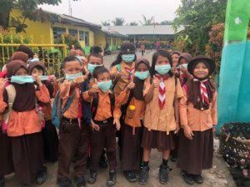 Ilustrasi Karhutla Pelalawan, Pemkab minta bantuan 18 ribu masker (foto/int)