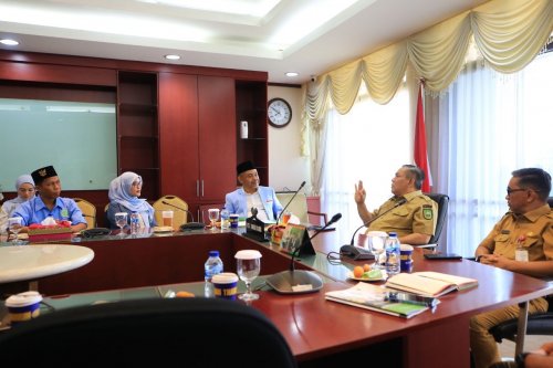 BKPRMI Riau menemui Plt Gubernur SF Hariyanto (foto/int)
