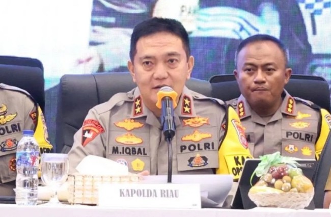 Kapolda Irjen, M Iqbal awasi langsung penanganan kasus SPPD Fiktif di Setwan DPRD Riau (foto/Antara)