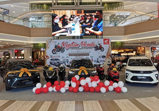 CDN Riau menggelar pameran Kejutan Honda di Mal Living World hingga tanggal 12 Juni 2022 nanti.