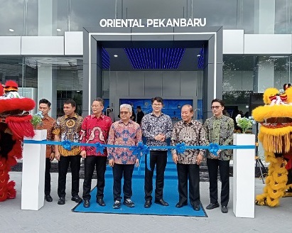 Peresmian dealer 3S JAECOO di Jalan Tuanku Tambusai, Kota Pekanbaru.(foto: mimi/halloriau.com)
