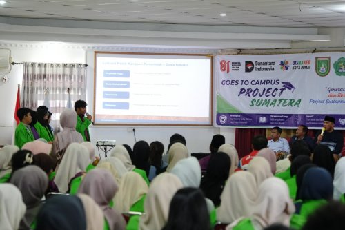 Pertamina Patra Niaga Kilang Dumai bersama Project R&P Sumatera dukung mahasiswa melek energi dan lingkungan lewat Pertamina Goes to Campus (foto/ist)