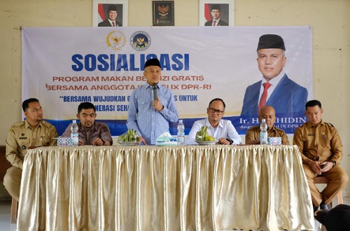Kegiatan sosialisasi Program MBG di Kuok, Kampar.(foto: istimewa)