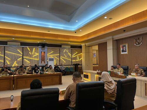 Gubernur Riau, Abdul Wahid menunjuk 19 pejabat sebagai Plt kepala OPD untuk mengisi kekosongan jabatan pasca rotasi. (Foto: Sri Wahyuni)
